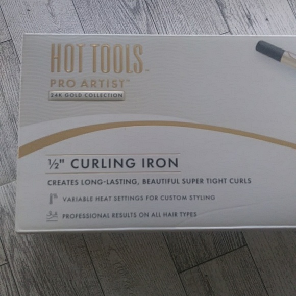 Hot Tools 24k Gold 1/2" Curling Iron - Picture 2 of 8